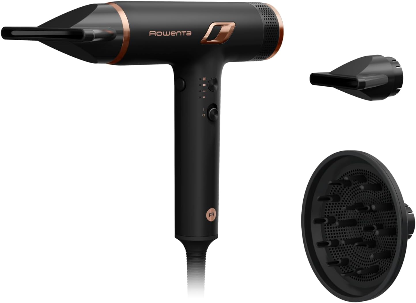 Rowenta - Sèche-cheveux nano compact - design léger - ions, capteur de température, 3 réglages
