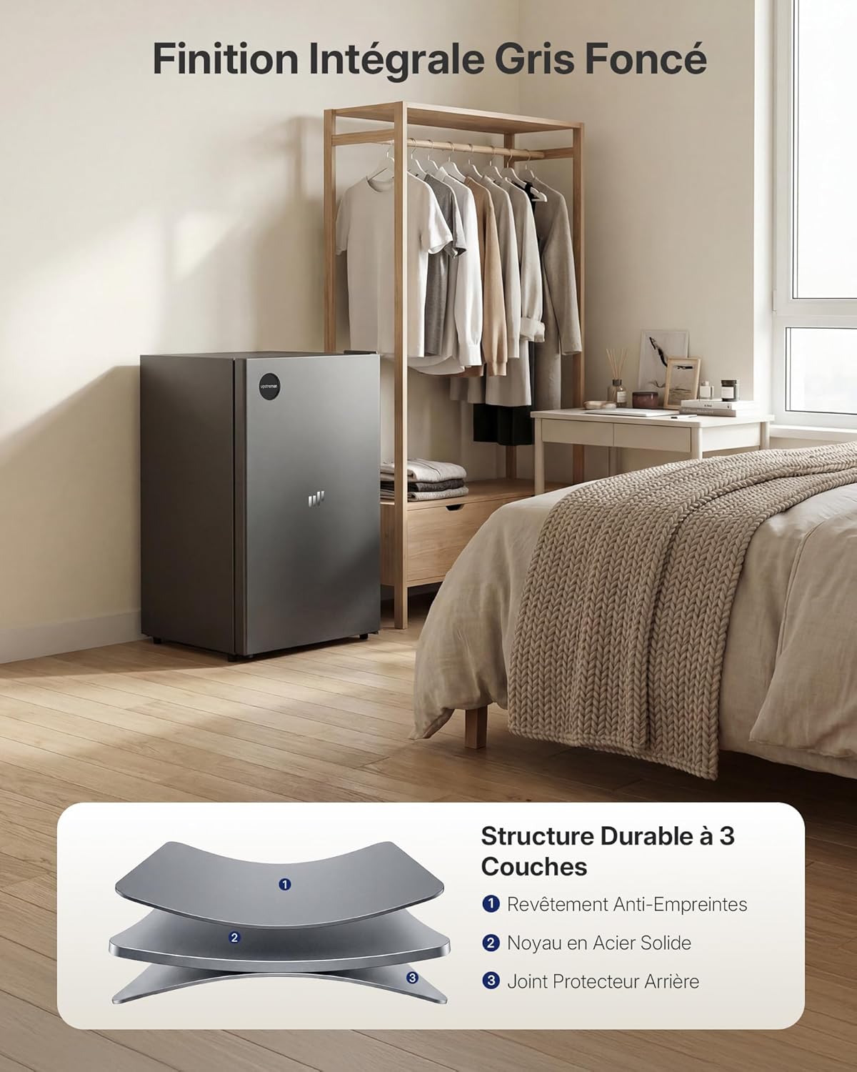 Upstreman - CR91 - 91L, compact, thermostat réglable, éclairage LED