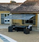 WERKA PRO Toile d'ombrage ajourée Grise 120 g/m2 3 x 4m