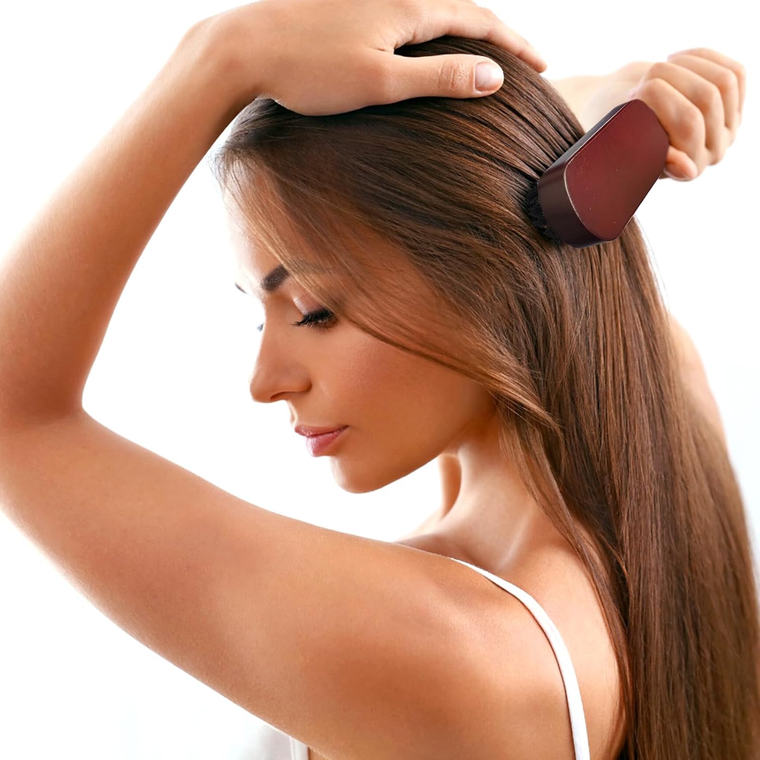 Brosse poils sanglier - cheveux/barbe - multi-types - spécial plaquage et chignon