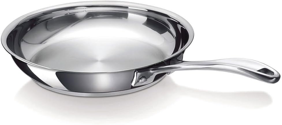 Beka - Chef inox - poêle lisse non revêtue 26cm - cuisson saine