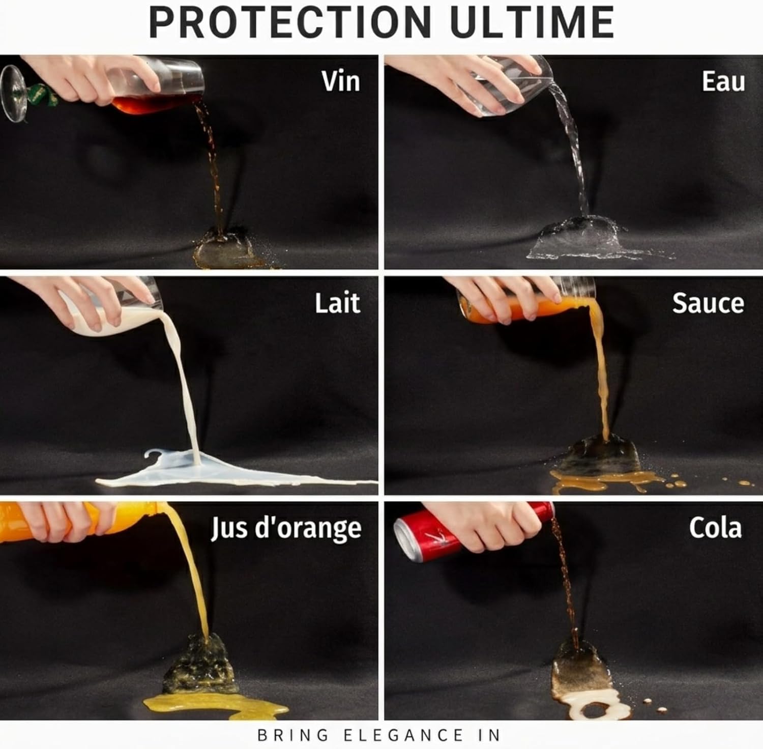 Tablier de cuisine - unisexe, réglable, poches, imperméable, anti-taches, idéal BBQ, peinture, coiffure, jardinage