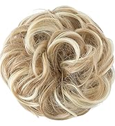 JJstar Chignon Postiche Cheveux Grande Postiches Bouclés Ondulés Chouchou Cheveux Naturel Faux Ch...