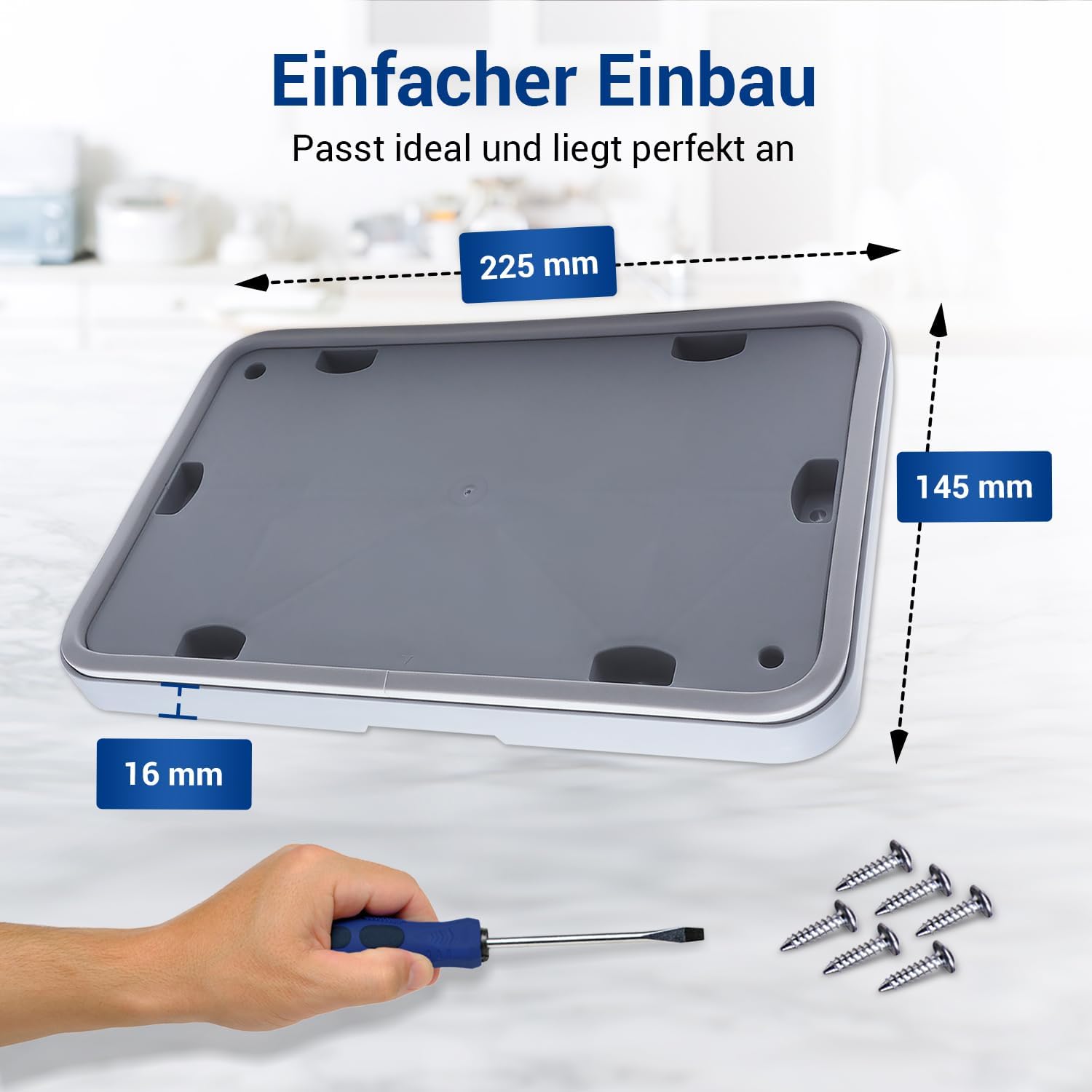 VIOKS - porte de service - 225x145x6mm - 6 vis, accessoire sèche-linge