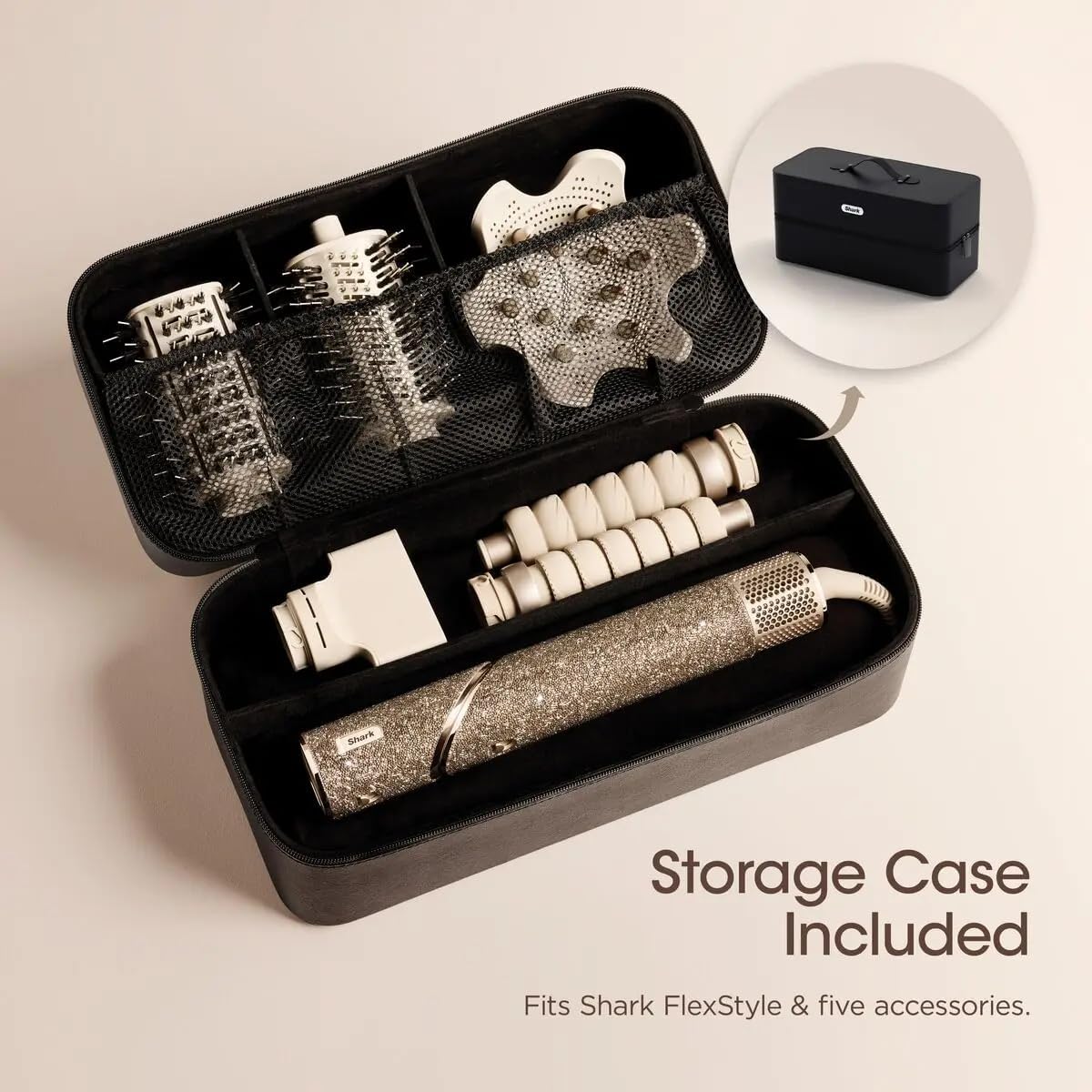 Shark – Styler air chaud – multi-styles – boucleurs auto-enroulants, brosses, concentrateur, coiffage polyvalent