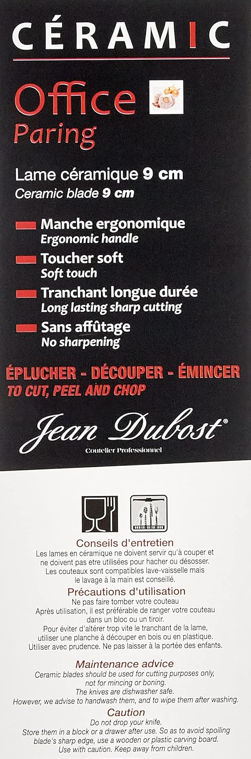 Pradel Jean Dubost - couteau céramique lame noire - 1/10509