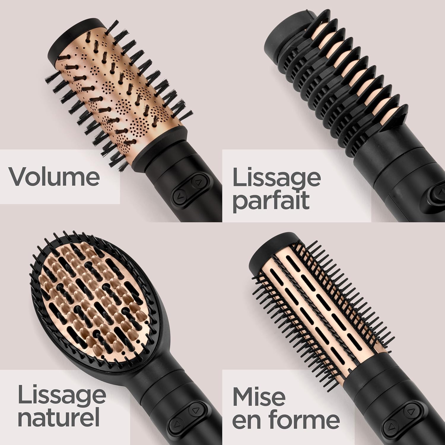 BaByliss - Brosse soufflante Big Hair Luxe, volume et lissage naturel - AS970E
