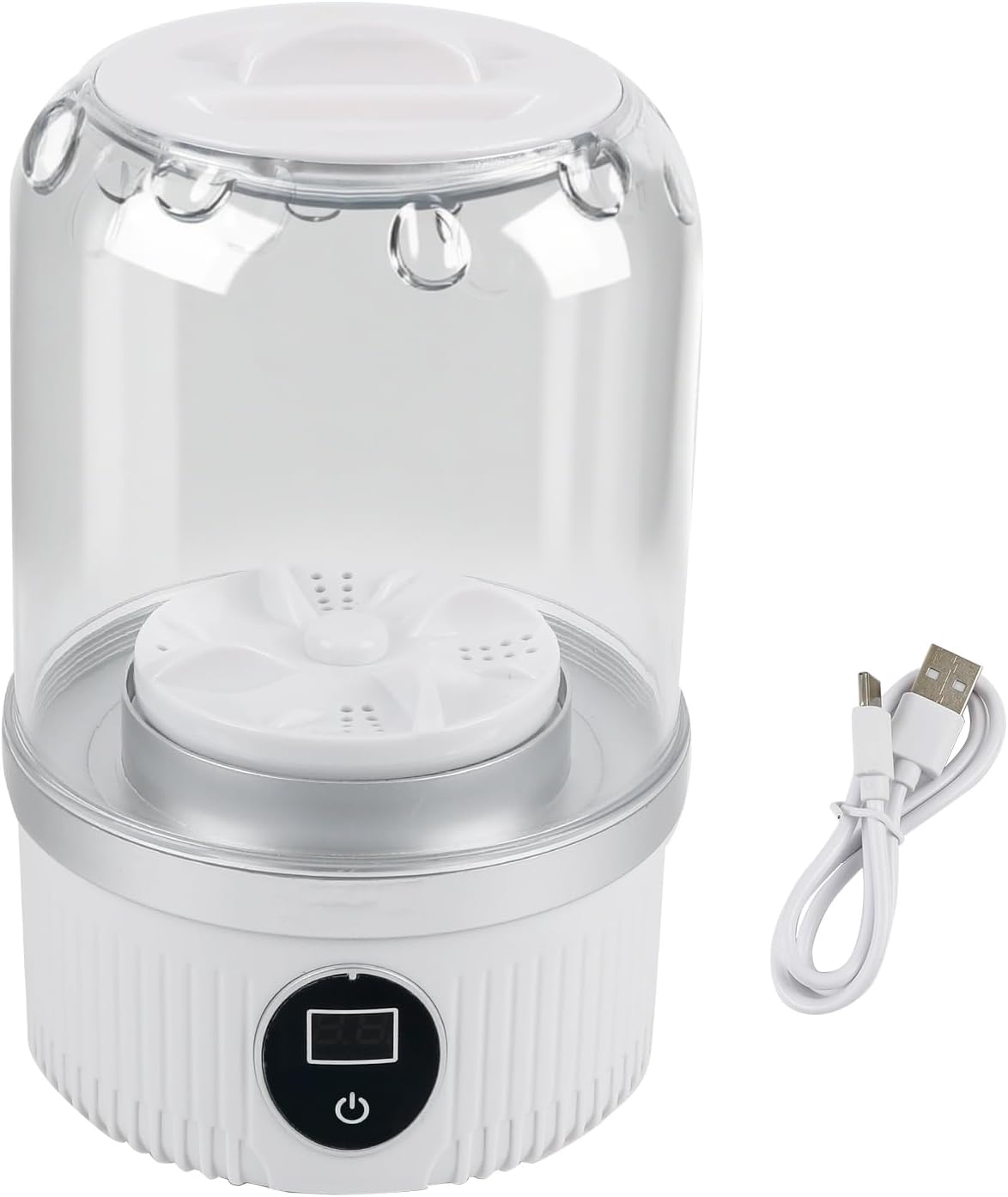 Mini machine à laver portable - 2 modes - compacte - rechargeable sans fil