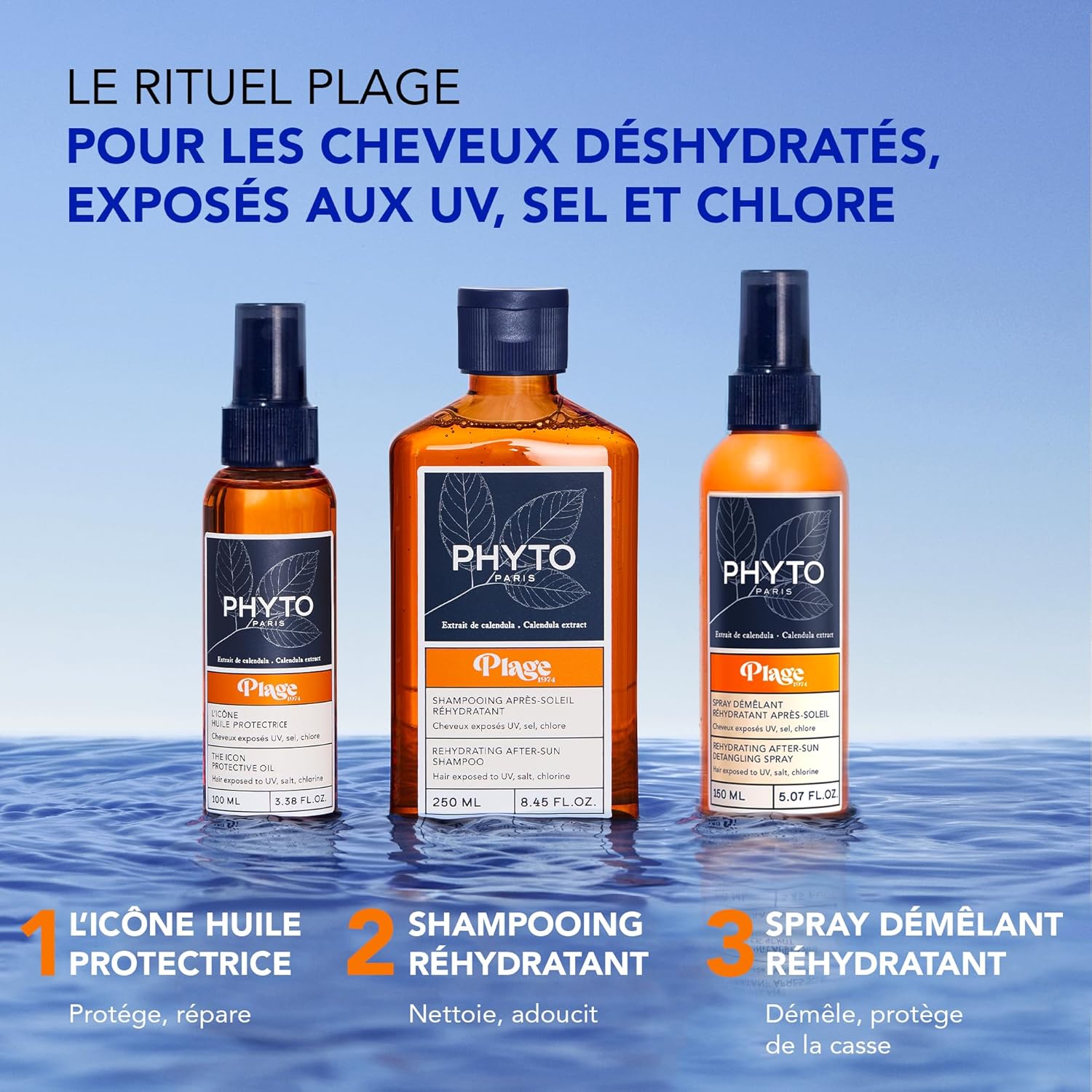 Phyto - PhytoPlage Spray 150ml - hydrate, démêle, protège cheveux