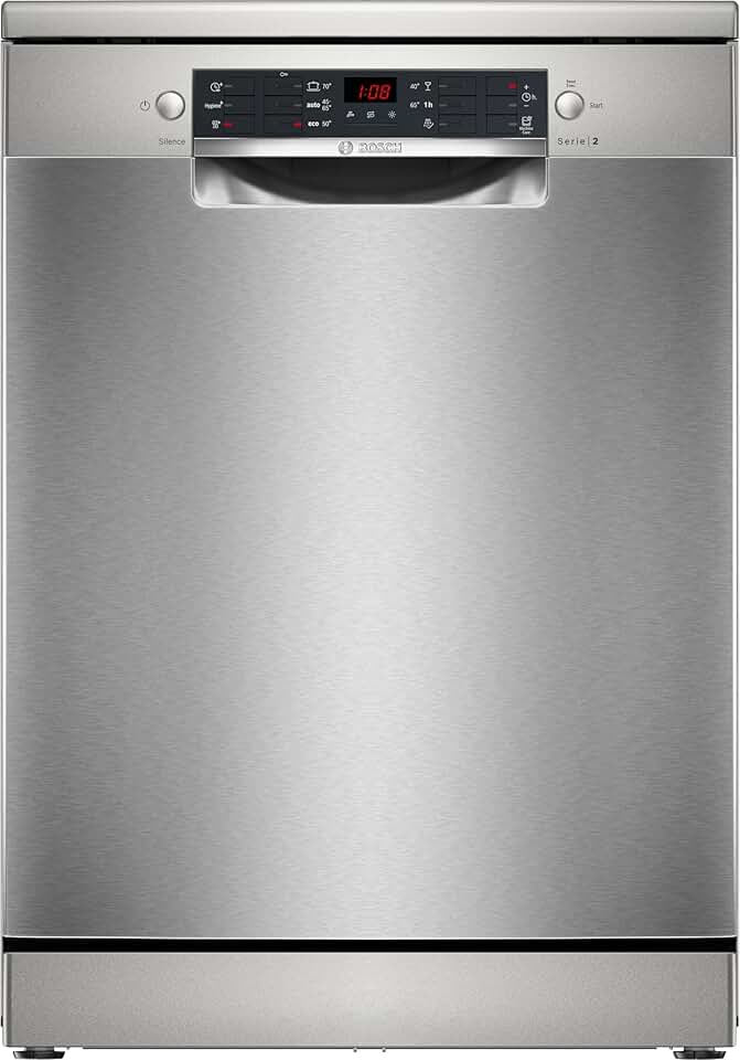 Bosch - lave-vaisselle Série 2, 60 cm, pose libre, inox 