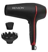 Revlon SmoothStay Sèche-cheveux 2000 W avec infusion d'huile de coco, 2 accessoires (peigne diffu...