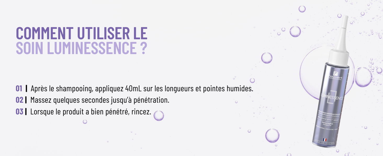 Utilisation Luminessence 100 ml