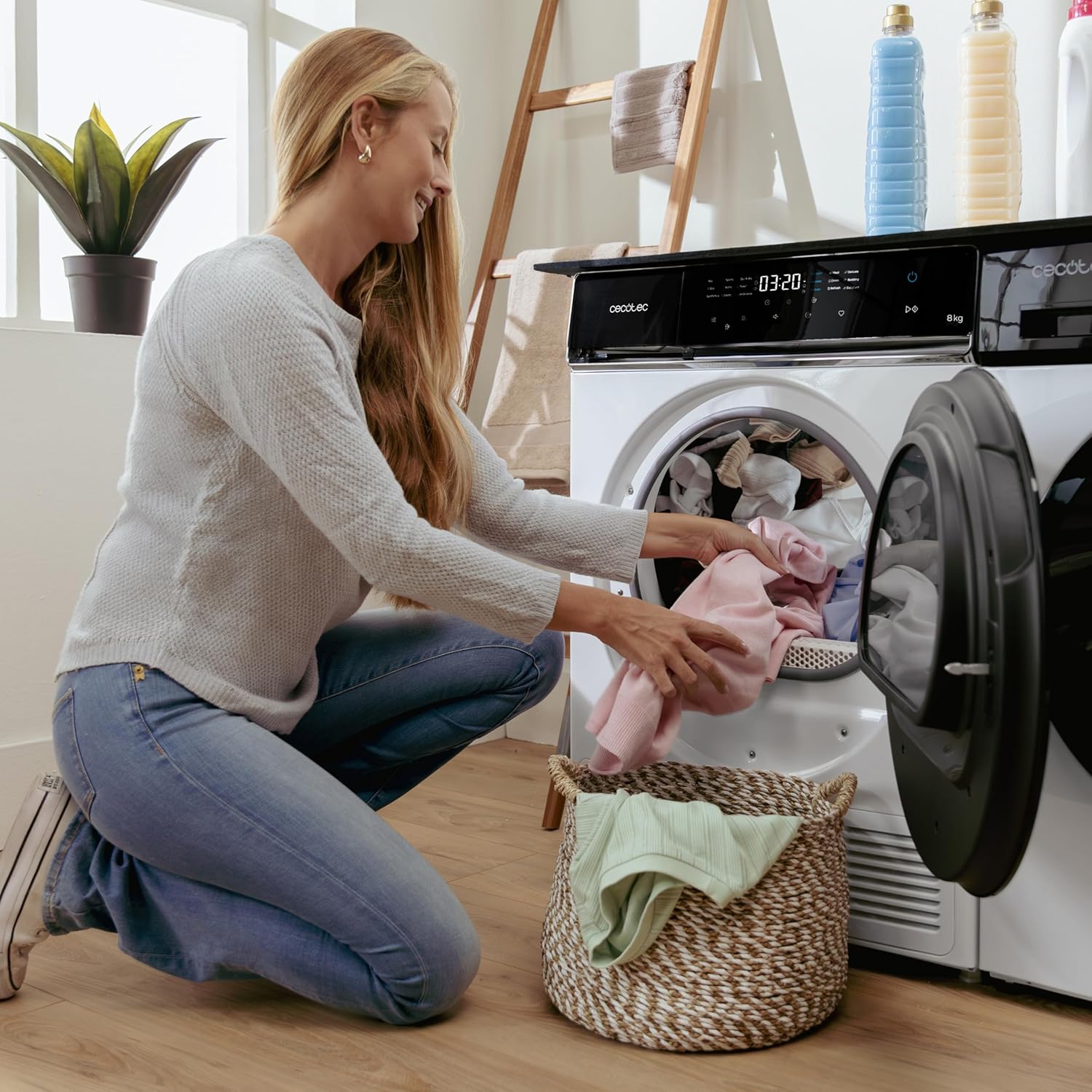 Cecotec - Bolero DressCode Dry 8400 - sèche-linge 8kg - pompe à chaleur, Classe A++, 15 programmes, écran tactile, DRY84