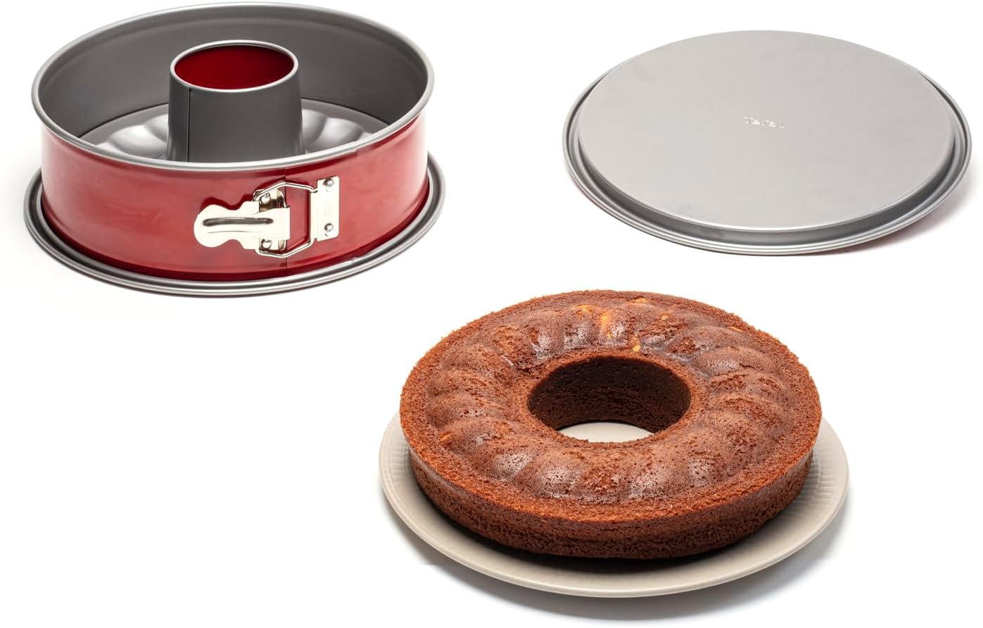 Tefal - Delibake moule Savarin 27cm acier rouge carbone - J1642814