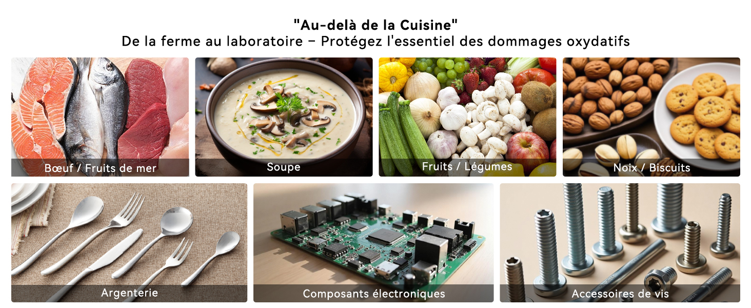 rouleau sous vide alimentaire