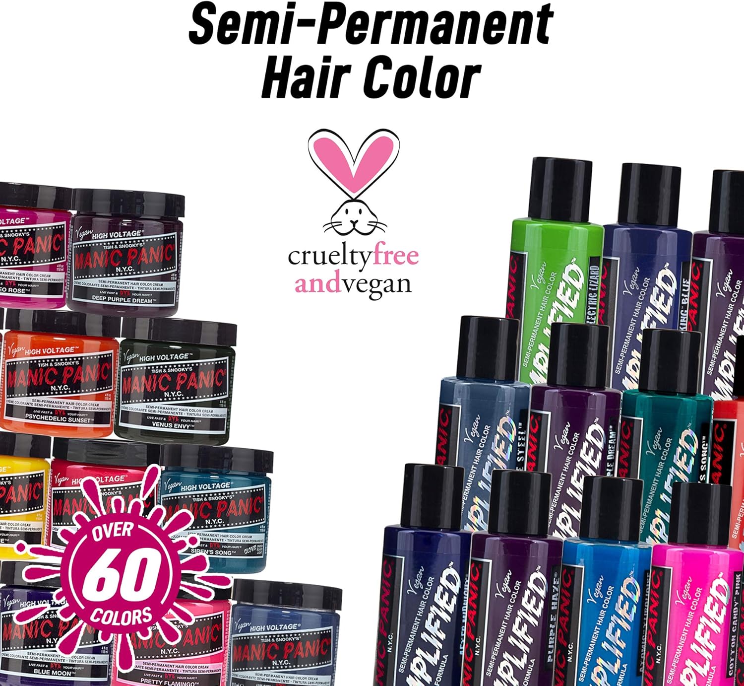 Manic Panic - Rock'N'Roll Red Classic - 118ml - coloration semi-permanente végane et sans cruauté