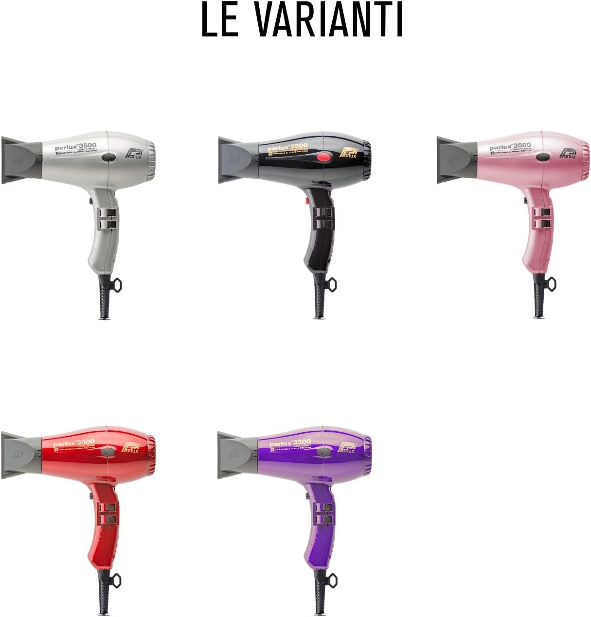 Parlux - Supercompact 3500 - compact - ionique céramique, rose