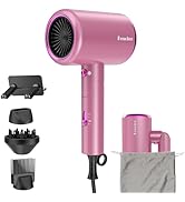 Sèche-cheveux Ionique 2400W [Pliable, Puissant & Léger] Seche Cheveux avec 3 Accessoires, Etui Tr...