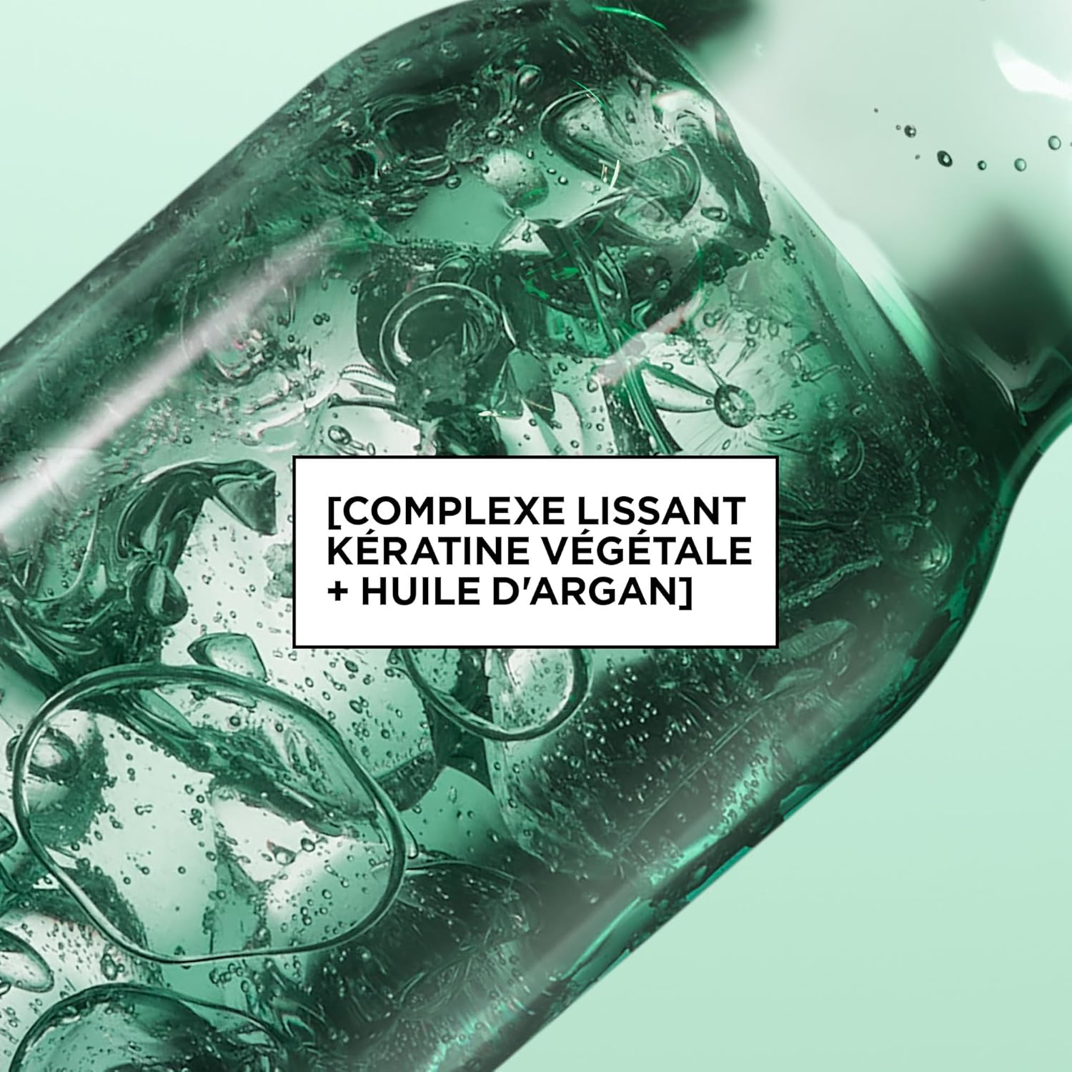 Garnier - Fructis Kératine Liss - routine 3 soins lissants, kératine végétale, huile d'argan, anti-frisottis