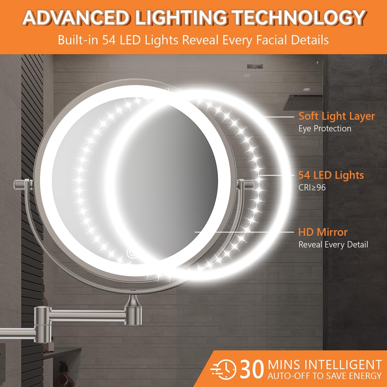 Auxmir - miroir mural 8