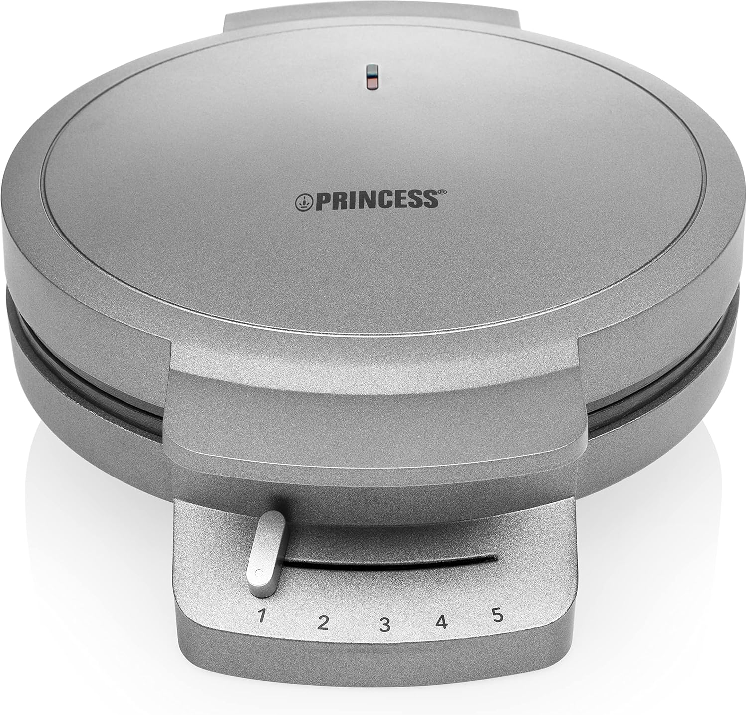 Princess - Gaufrier Deluxe - 5 coeurs, inox, 1200W, 132380