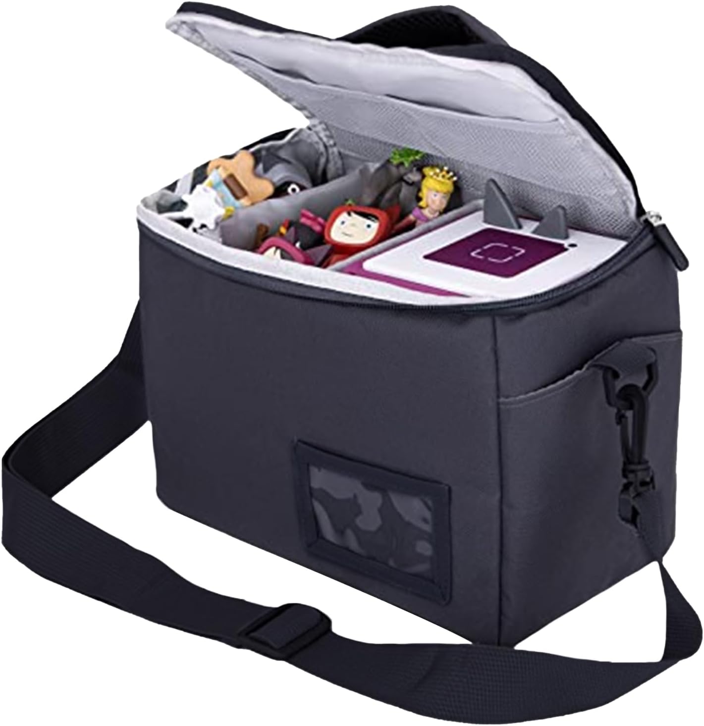 Chedin - sac de transport enfant - grande capacité - idéal figurines music box, casque, chargeur