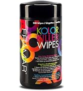 Framar Kolor Killer Wipes – Dissolvant de teinture pour cheveux, dissolvant de couleur – Distributeur de 100 lingettes