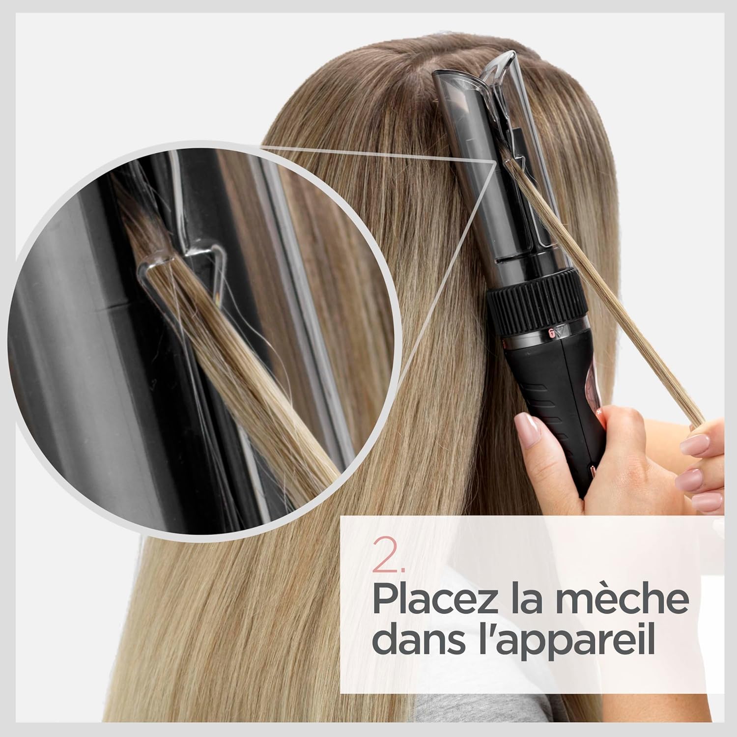 BaByliss - Curl Secret Lite - boucleur automatique, 5 températures, jusqu'à 210°C - C1031E