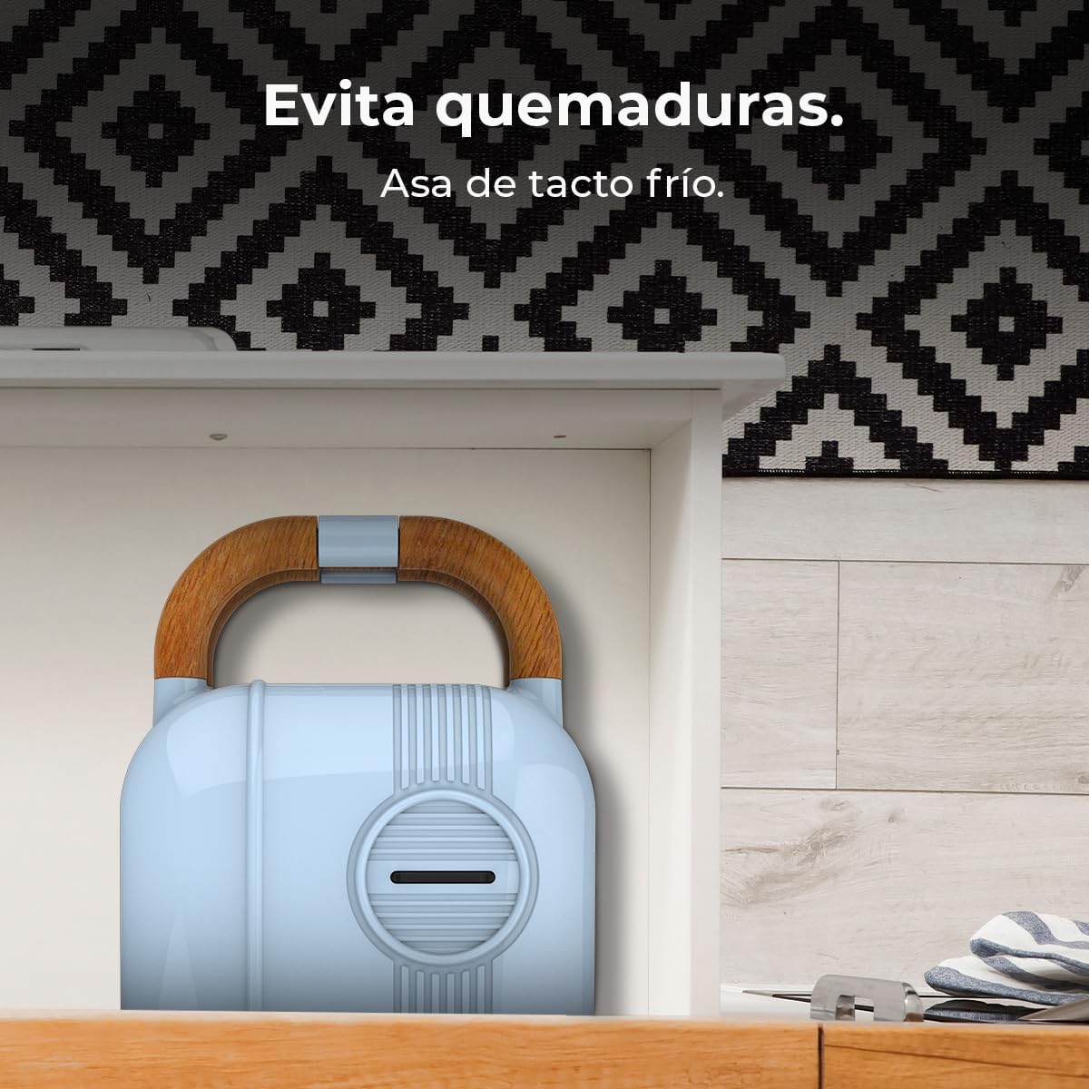 Cecotec - Rock'nToast Retro One - 700W, 3 plaques, base antidérapante