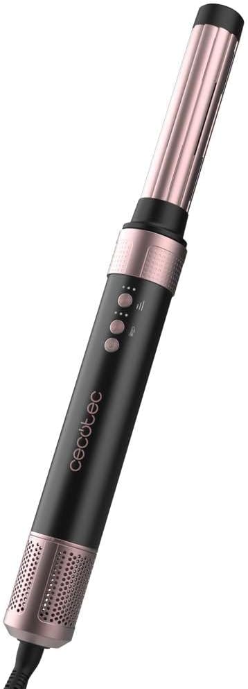 Cecotec - Bamba CeramicCare 2in1 - brosse 2 têtes, 1400W, 3 vitesses, anti-frisottis