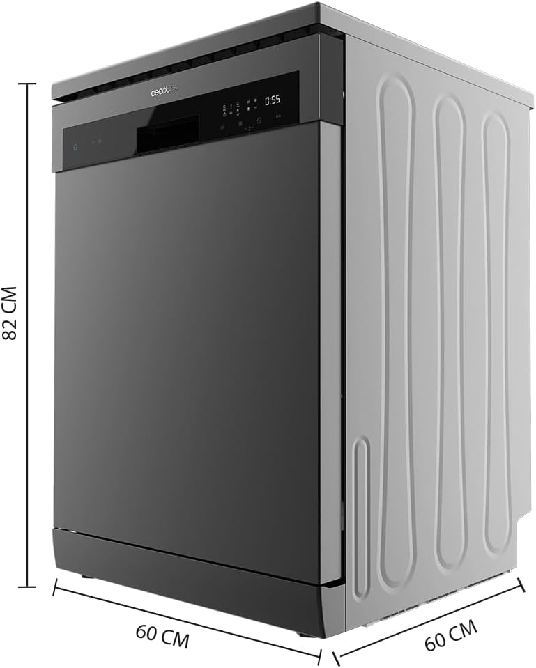 Cecotec - Bolero Aguazero 6100 - 60cm - 13 couverts, 6 programmes, Dry+, demi-charge, départ différé