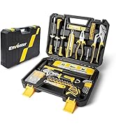 ENVENTOR Boîte à Outils, 108 Pièces Malette Outils Complete, Caisse à Outil avec jeu de Tournevis...