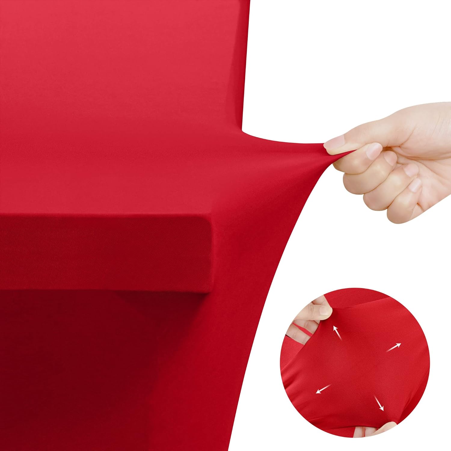 Utopia Kitchen - nappe extensible - 244 cm - polyester spandex, lavable, lot de 2