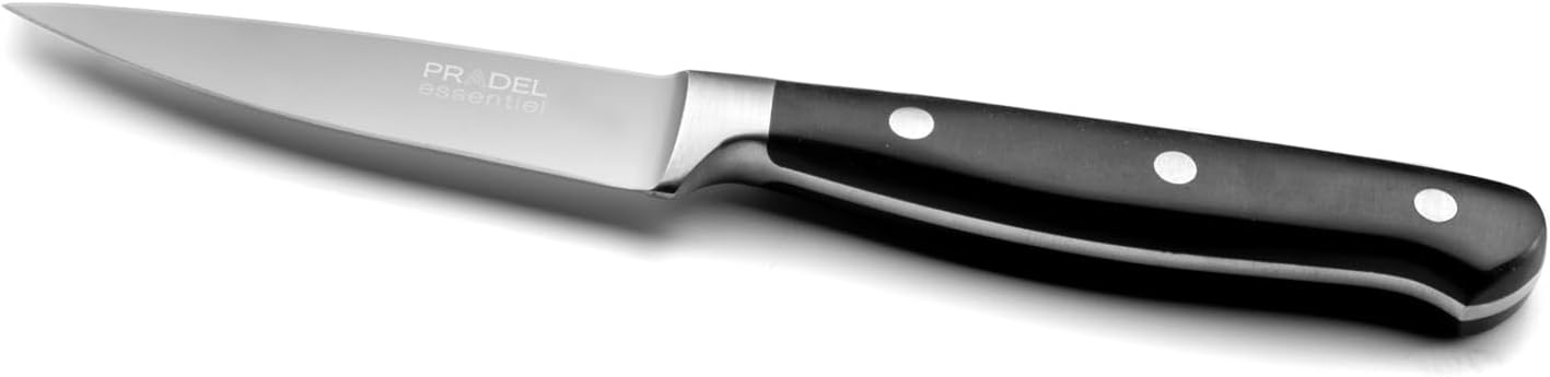 Blason - Set 3 couteaux cuisine - inox 13C, finition satinée, noir