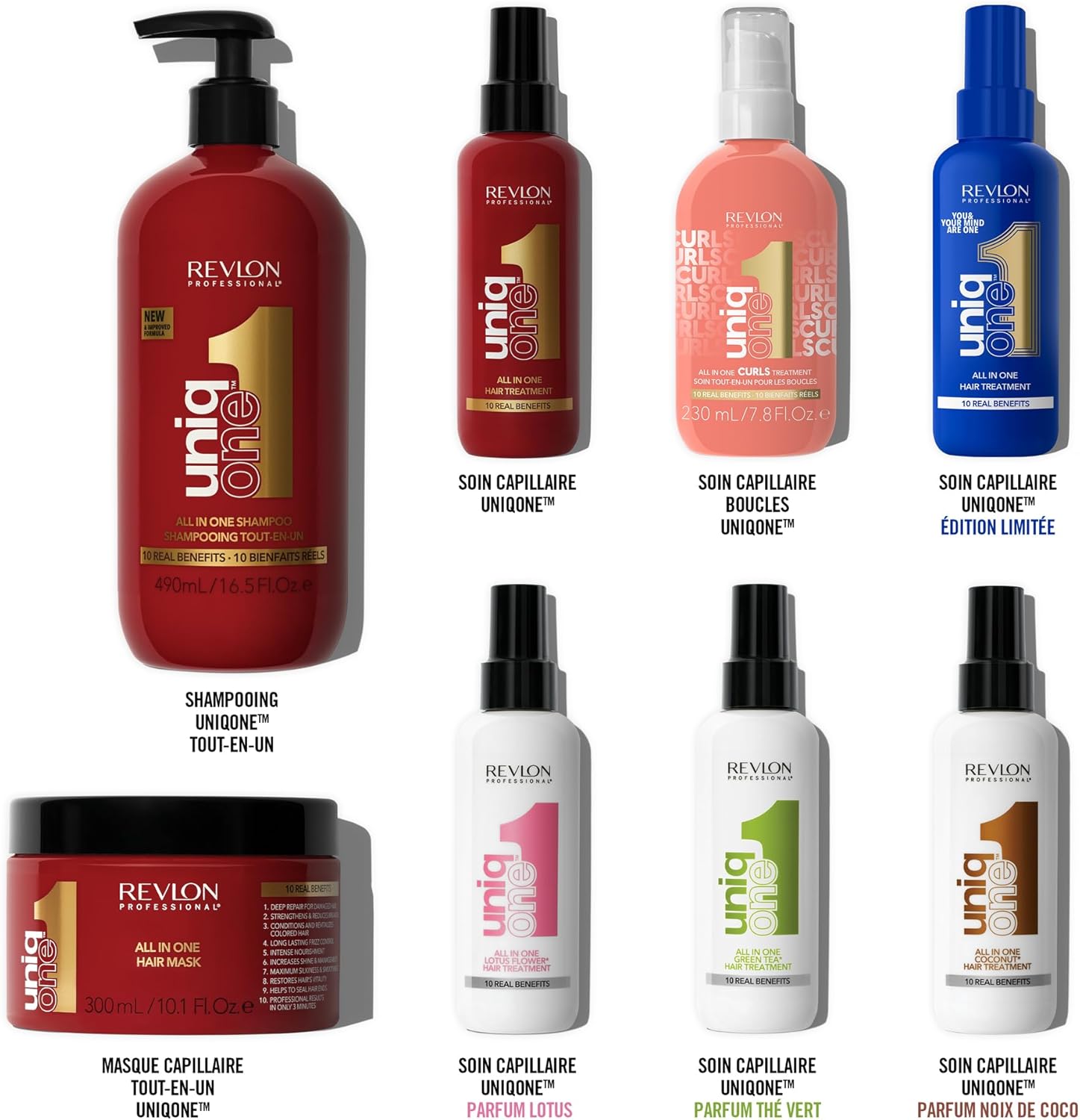 Revlon - UniqOne Masque Spray 150ml - soin vegan nourrissant cheveux