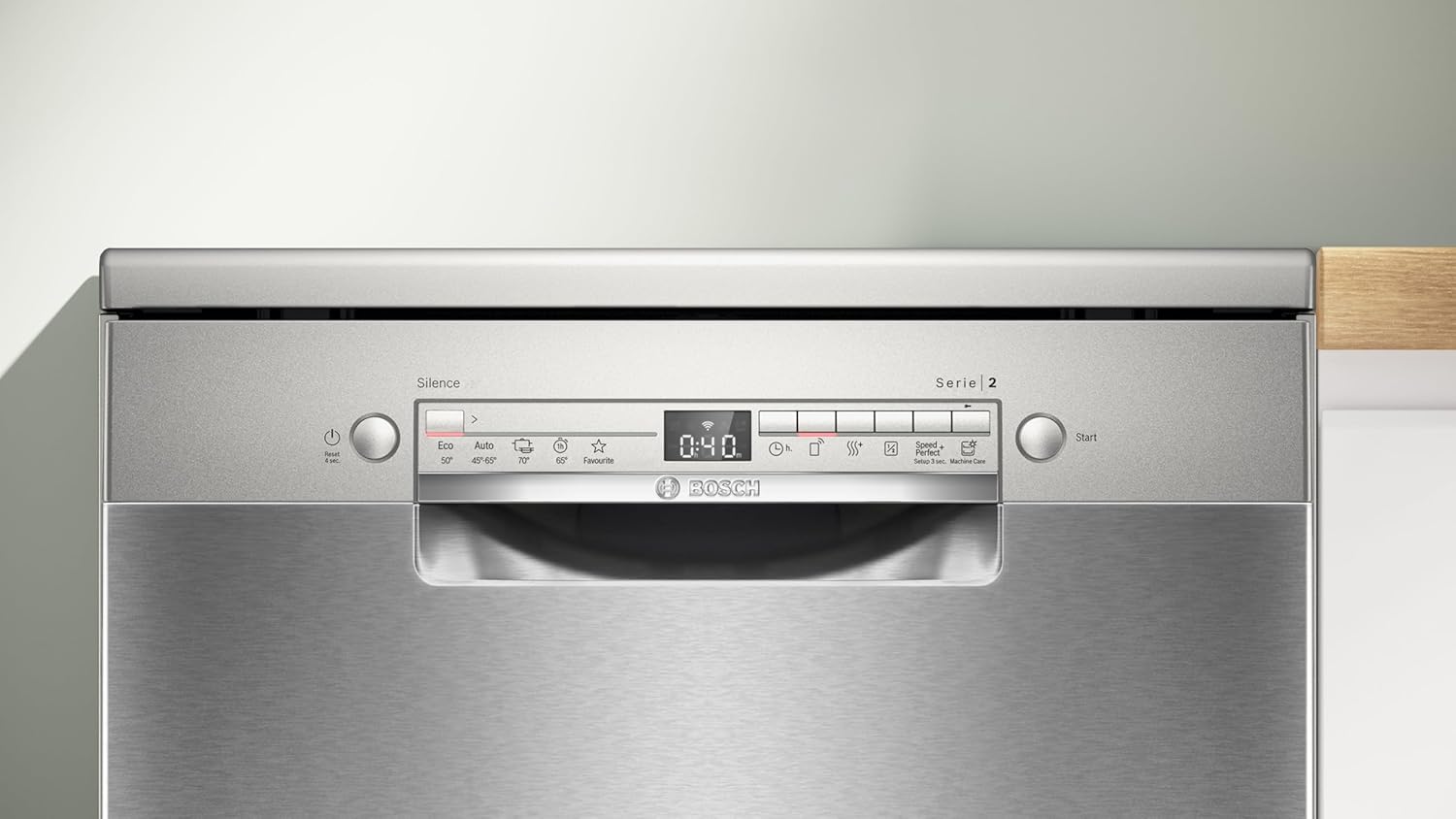Bosch - Série 2  60 cm - lave-vaisselle, inox anti-trace, pose libre
