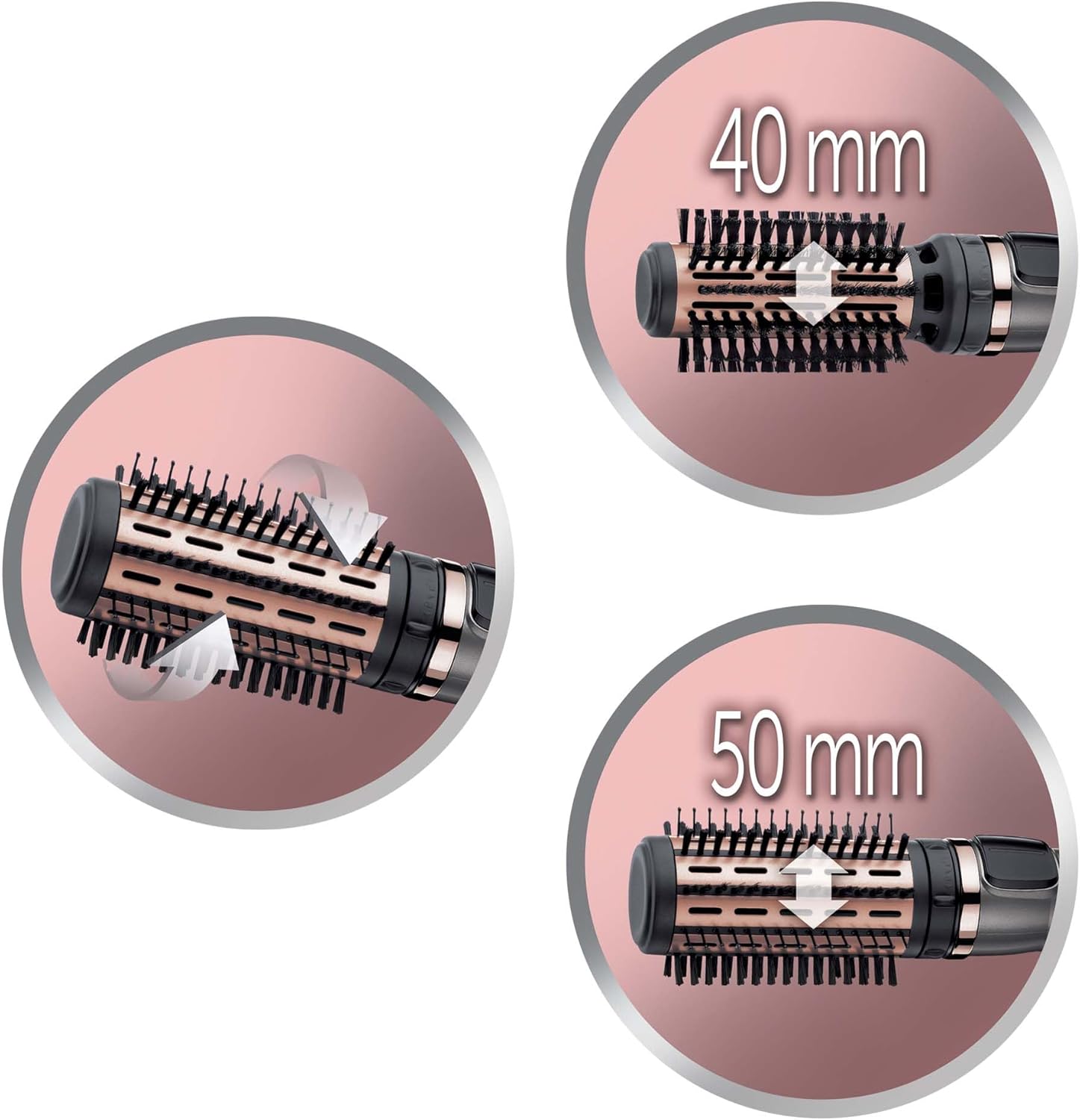 Remington - Brosse soufflante Keratin Protect - 1000W, céramique, 3 accessoires - AS8811