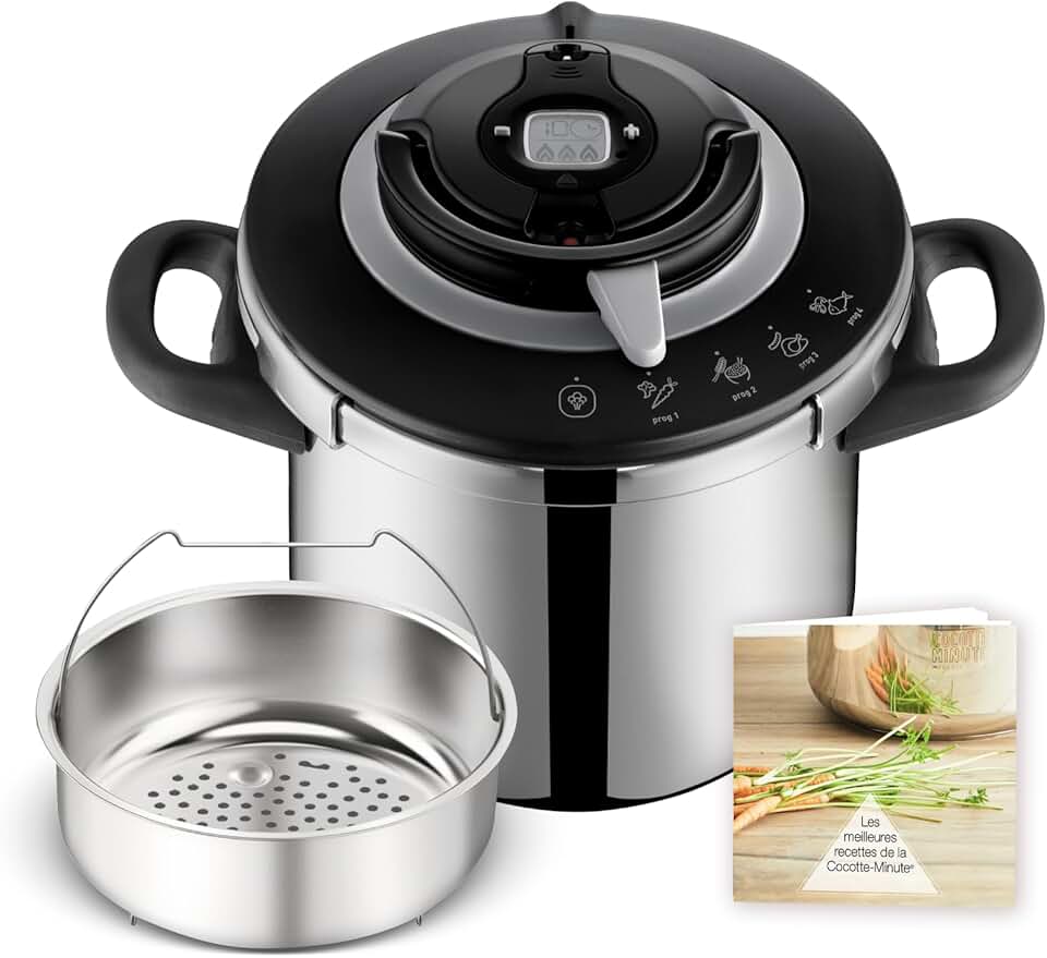 SEB - Clipso+ CHEF - 10L - cocotte-minute induction, 4 programmes, P4551500