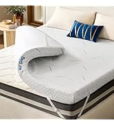 BEDLORE Surmatelas 180x200 cm Memoire de Forme H3, Housse de Matelas Amovible et Lavable, Épaisse...