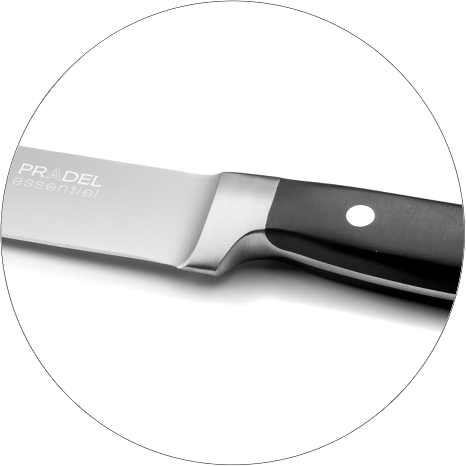 Couteau de chef - Blason - lame 20 cm - acier inox satiné, noir