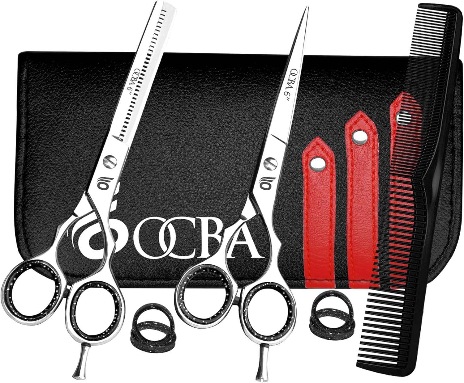 Ciseaux coiffure - Acier inoxydable - 6,5 pouces - professionnels salon