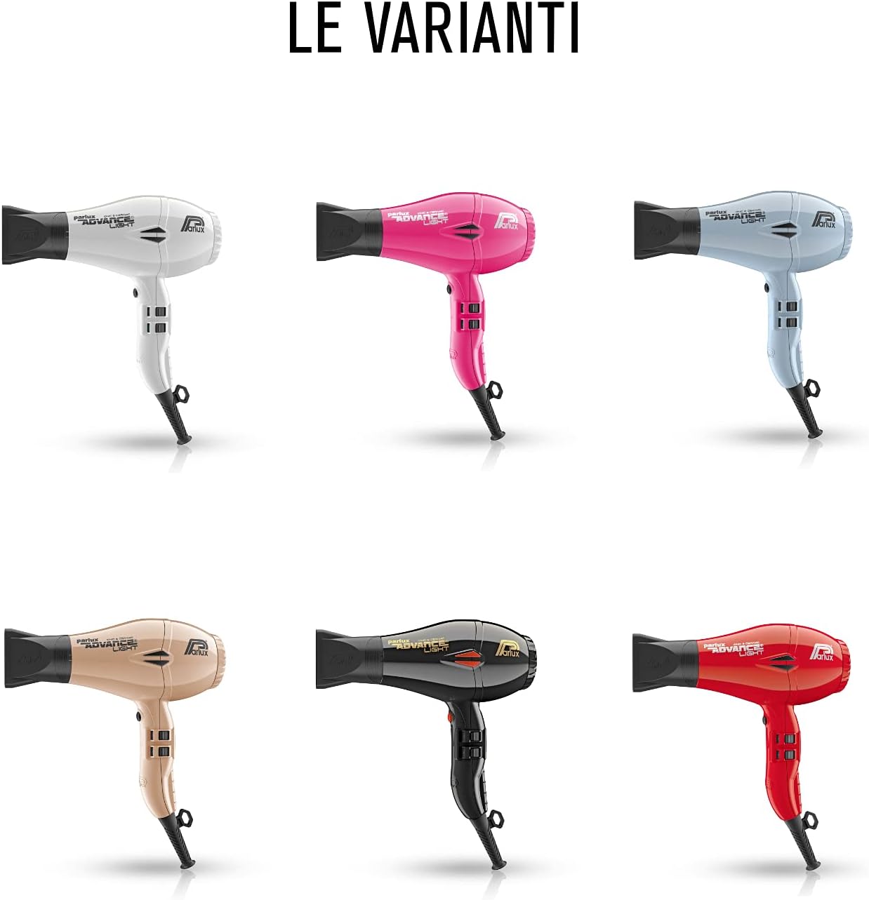 Parlux - Advance Light série - compact - ionique et céramique мощность