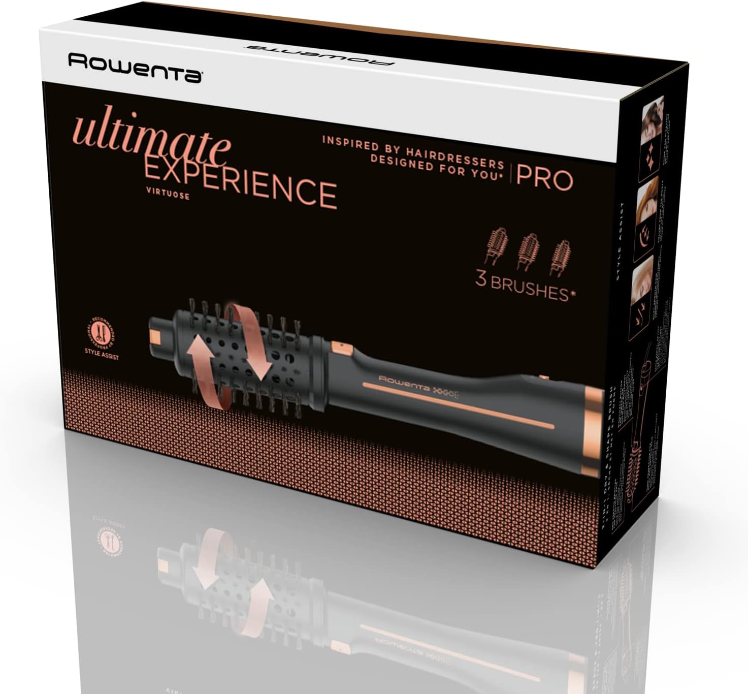 Rowenta - Ultimate Expérience - 3 brosses - réduit frisottis - CF9620F0