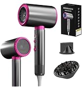 AIUNAOM Sèche-cheveux Ionique Séchage Rapide avec Fonction Froid/Chaud, 3 Vitesses 2400W Silencie...