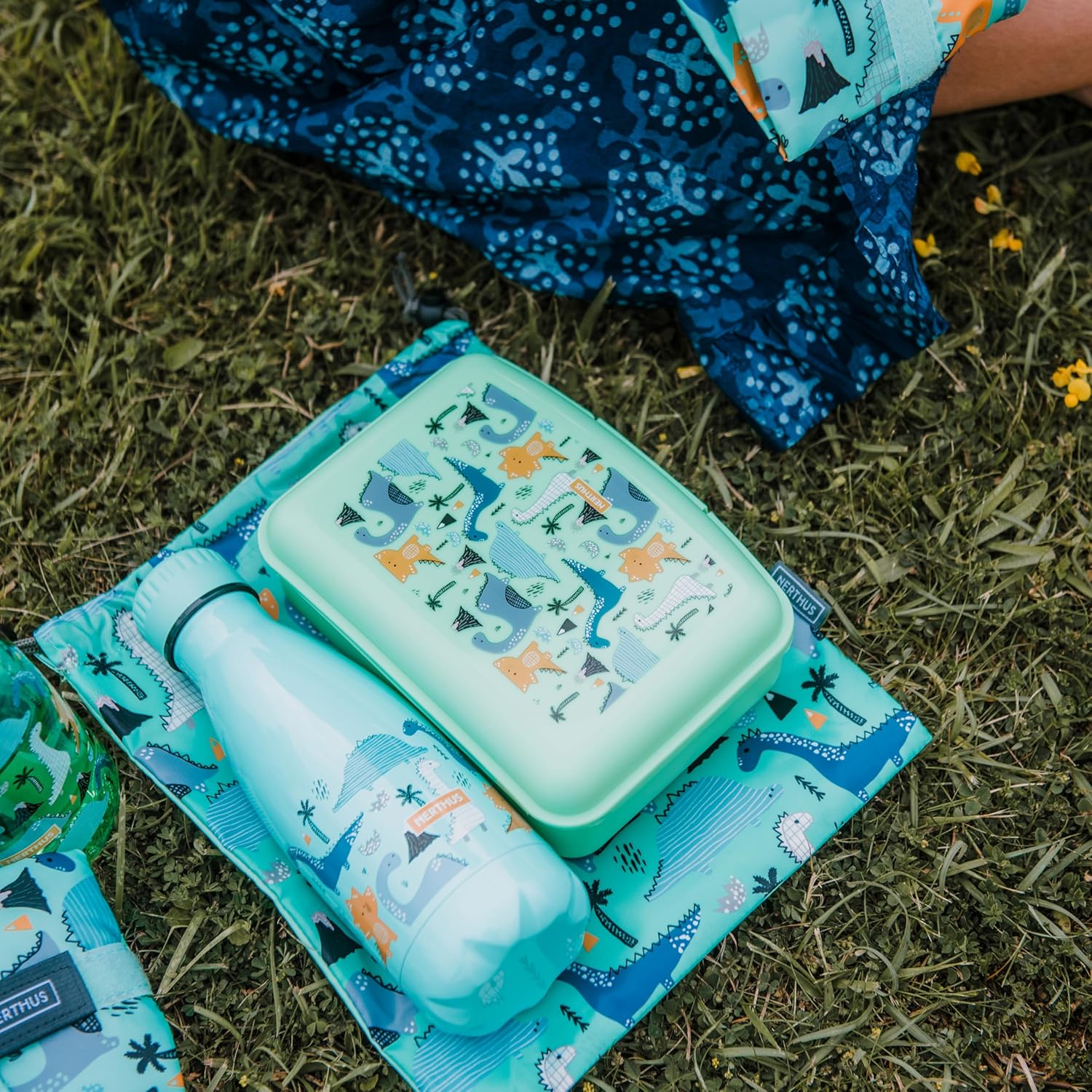 NERTHUS - boîte à lunch dinosaure enfant légère, facile à nettoyer FIH923