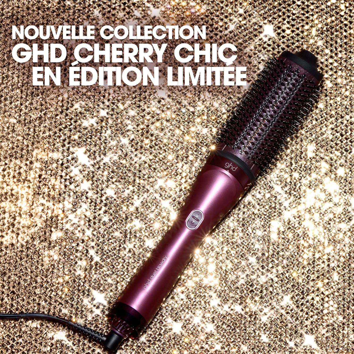 ghd - Duet Blowdry Bordeaux - brosse 2-en-1 crème volume, brushing durable