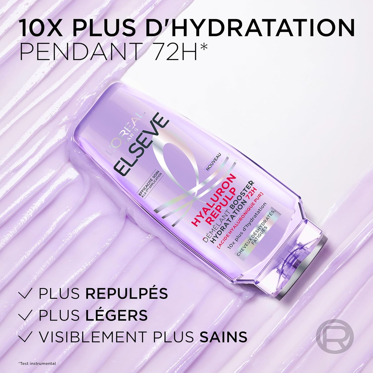 L'Oréal Paris - Elseve Hyaluron Repulp - 250ml - Démêlant hydratant 72h pour cheveux fatigués