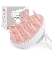 AIMIKE Brosse Massage cuir Chevelu[série Leaf], Massage cuir Chevelu pour l'élimination des Pelli...