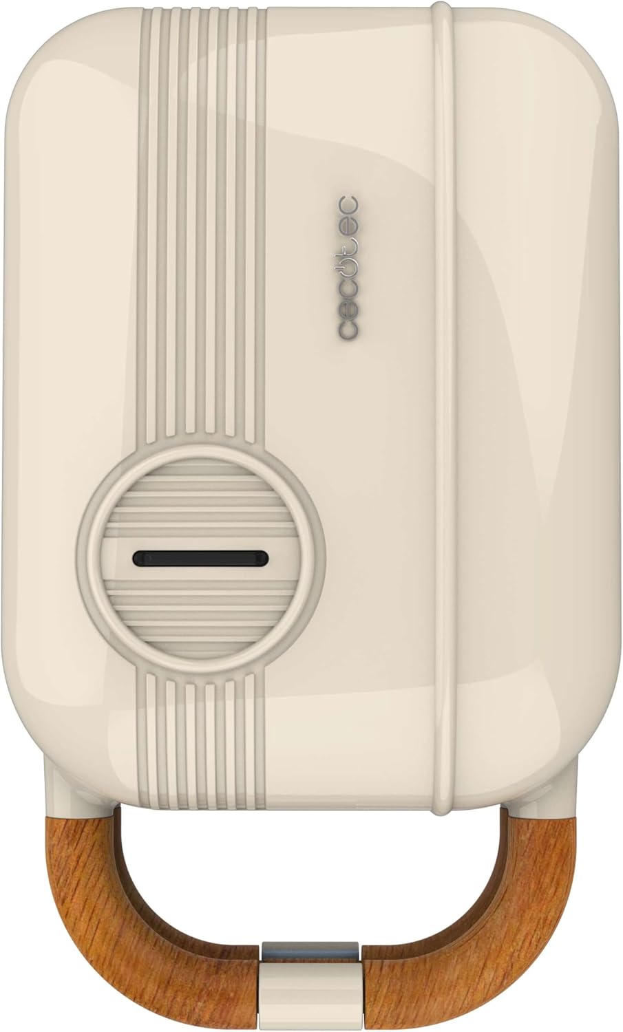 Cecotec - Rock'nToast Retro One - 700W, 3 plaques, revêtement RockStone