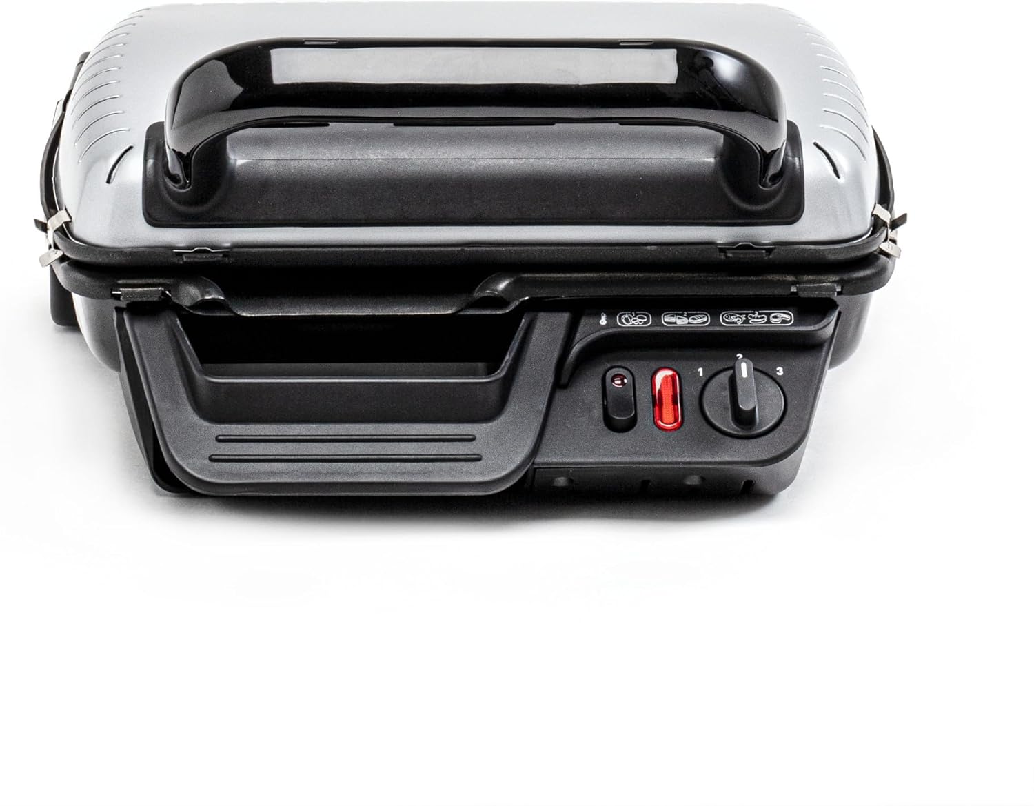 Tefal - Ultra Compact série - grill électrique 2000W, plaques lave-vaisselle, bac récupérateur jus - GC305012